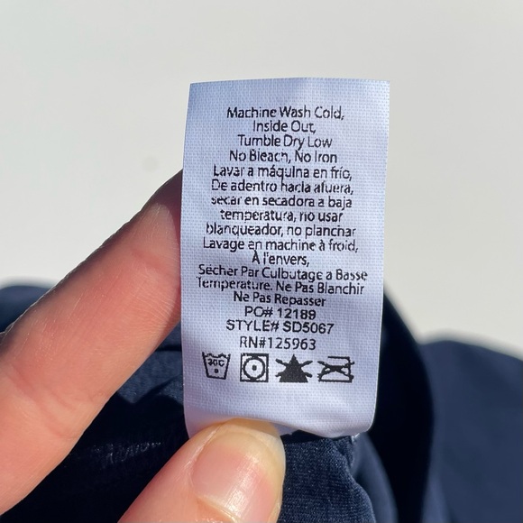 Beyond Yoga space-dye Biker Shorts high rise navy blue workout women’s XL - Picture 6 of 6